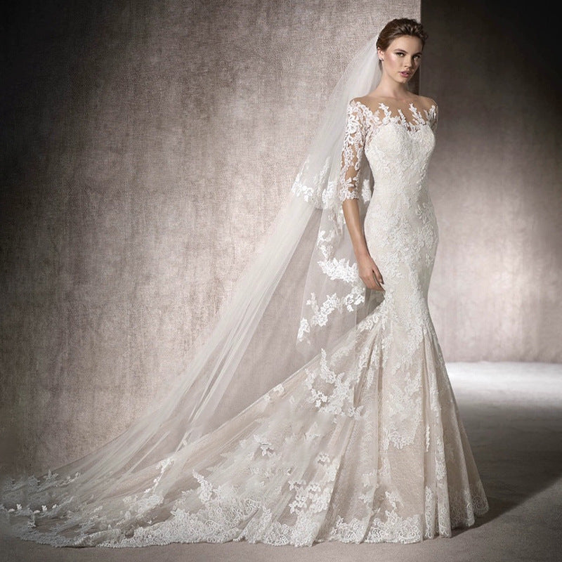 Luxury Lace Mermaid Wedding Dress