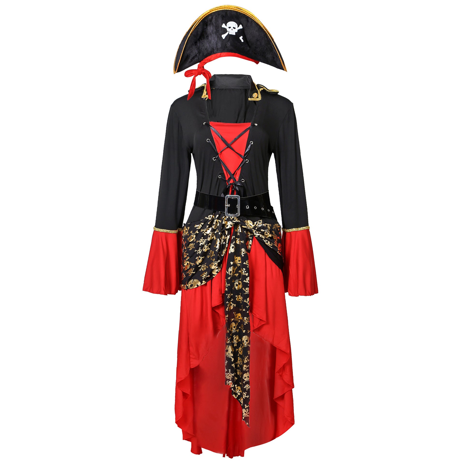 Women's Plus Size Pirate Costume - Halloween & Cosplay Roleplay Outfit