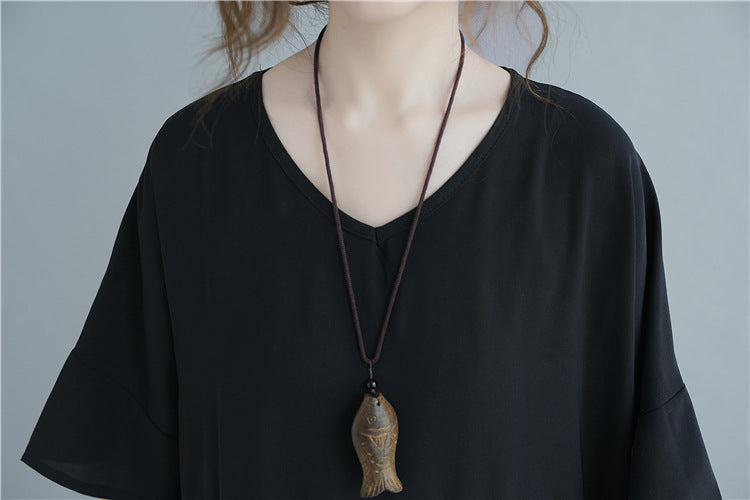 Summer Plus Sizes Linen Loose Cozy Dresses-Cozy Dresses-The same as picture-One Size-Free Shipping at meselling99