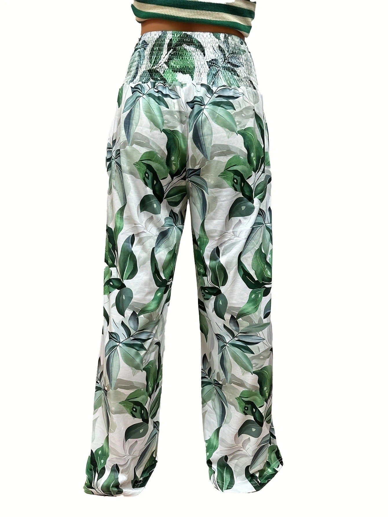 Women's Printed Wide-Leg Lounge Pants