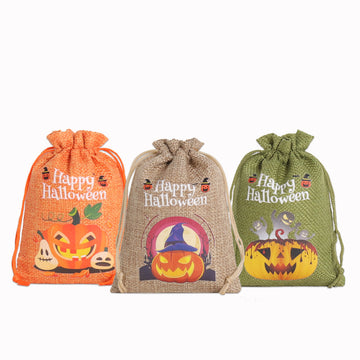 Halloween Drawstring Candy Bags