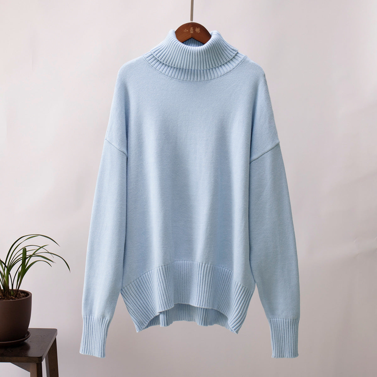 Classical High Neck Knitted Pullover Sweaters