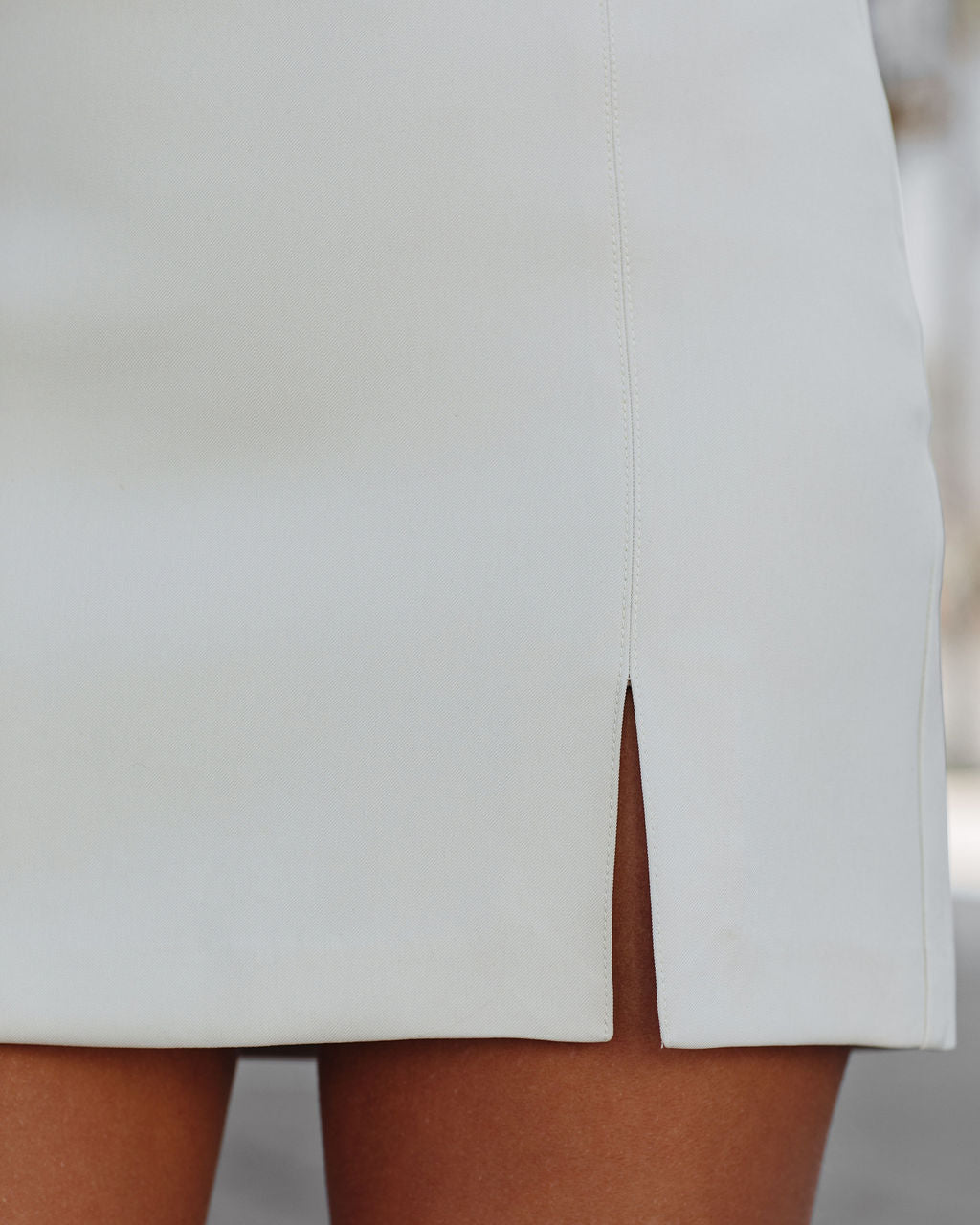 Paxton Mini Skirt - Taupe