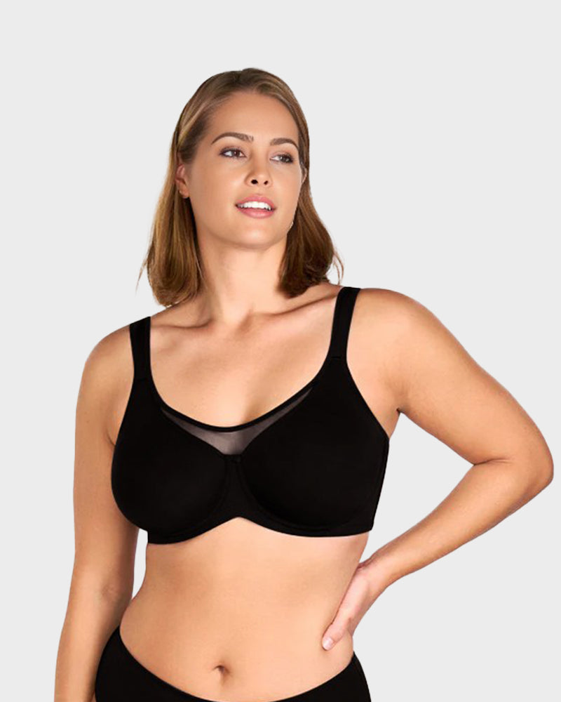 The AuraCool Minimizer Bra - Plus Size, Cooling, Full Coverage, and Save  + 50% OFF