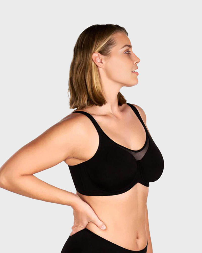 The AuraCool Minimizer Bra - Plus Size, Cooling, Full Coverage, and Save  + 50% OFF