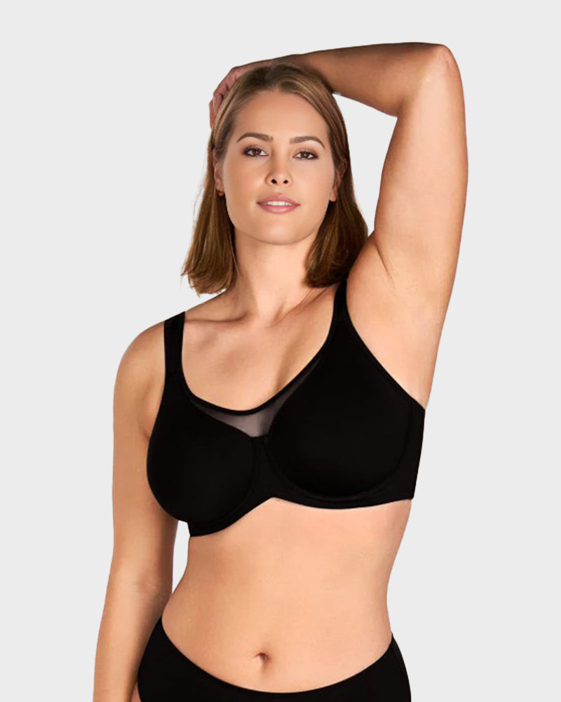 The AuraCool Minimizer Bra - Plus Size, Cooling, Full Coverage, and Save  + 50% OFF