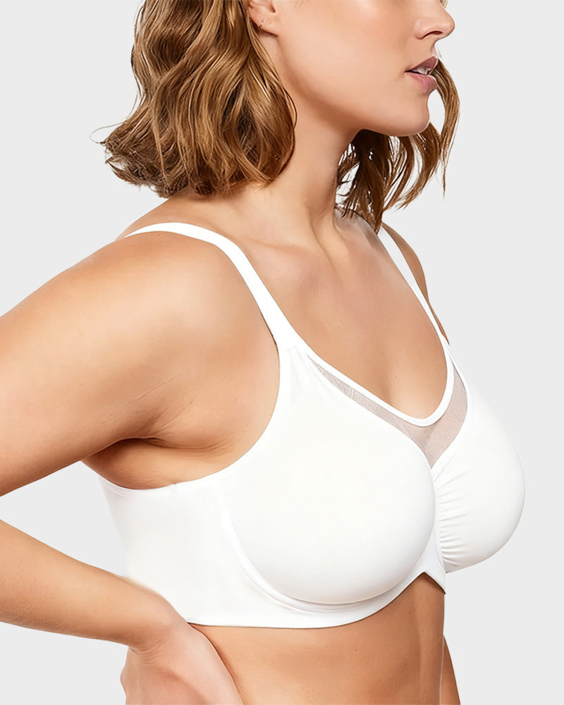 The AuraCool Minimizer Bra - Plus Size, Cooling, Full Coverage, and Save  + 50% OFF