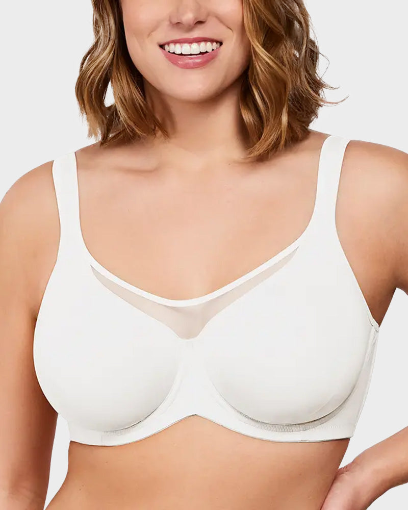 The AuraCool Minimizer Bra - Plus Size, Cooling, Full Coverage, and Save  + 50% OFF