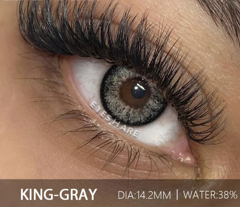 1Pair Fashion Color Contact Lenses for Eyes Blue Eye Contacts Cosmetic Green Contacts Yearly Brown Eye Lens Gray Lenses