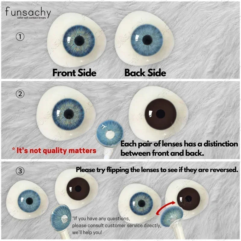 1 Pair Cosplay Makeup Contact Lenses for Eyes Halloween Essential Accessories Anime Cosplay Lens Yearly