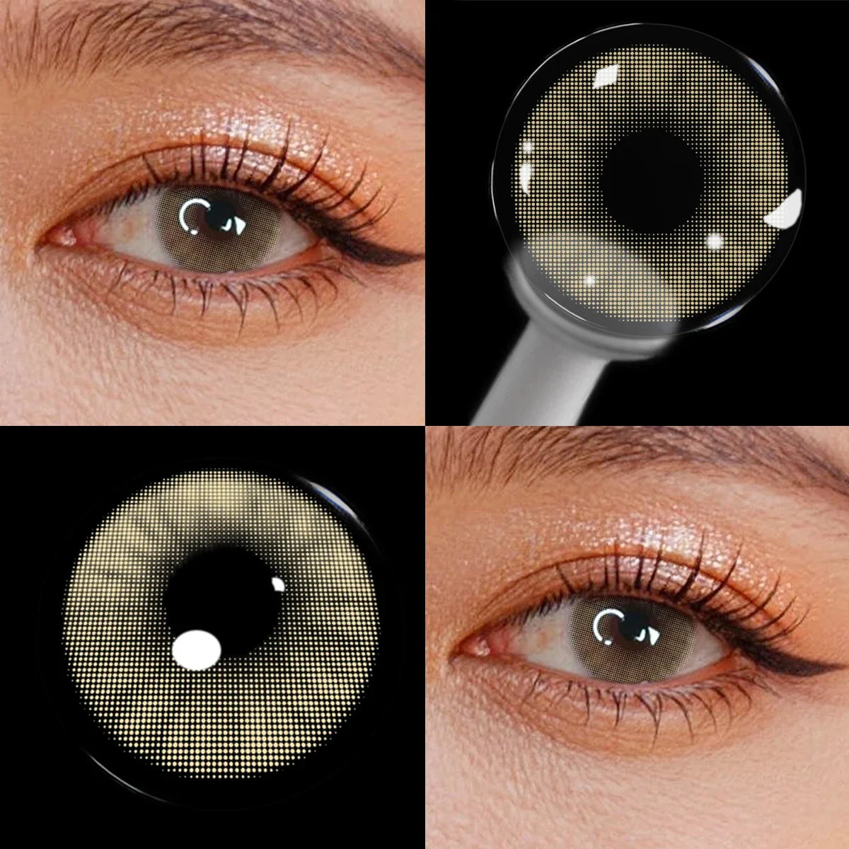 Natural Soft Eye Contacts Lenses 14.2mm Yearly Disposable Korea Design Daily Cosmetic Lens for Beauty Makeup