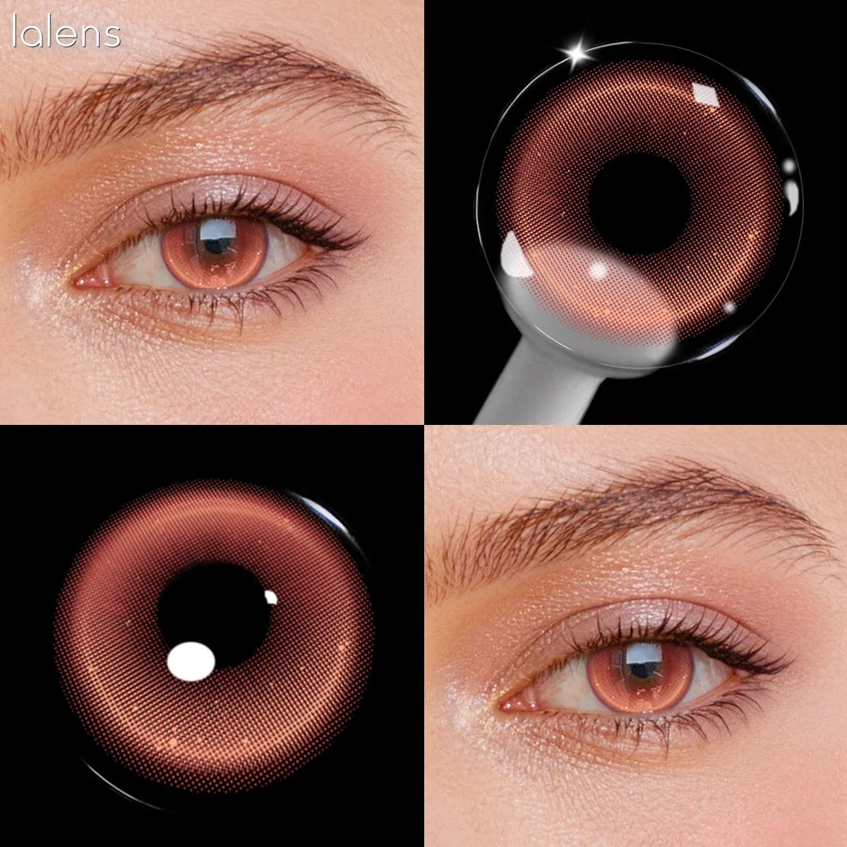 14.2mm Half Yearly Colored Contact Lenses Multichrome Natural Anime Cosplay Contacts for Daily Eye Beauty