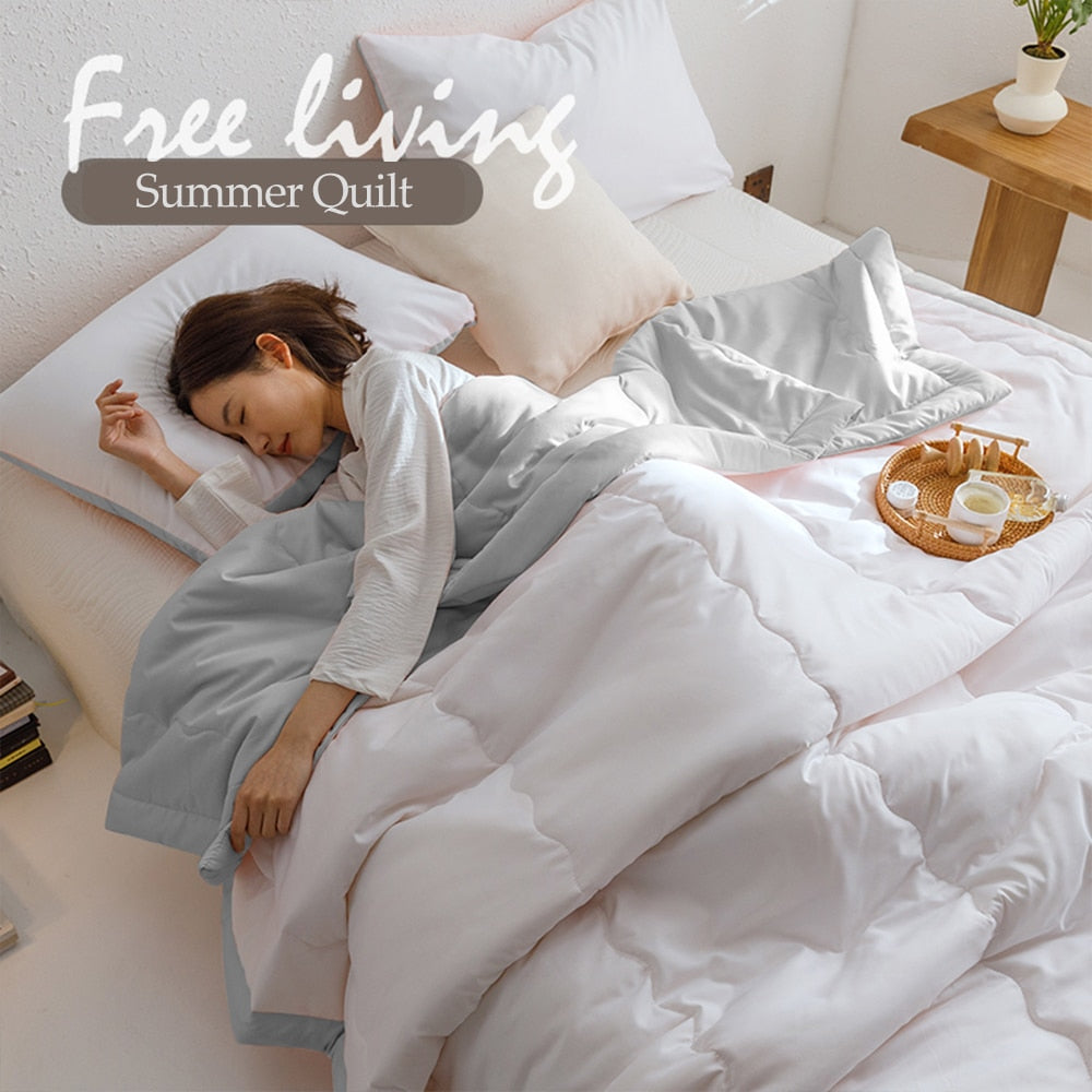 Summer Ice Cool Thin Quilt Comforter Soft Air conditioning Quilt/Duvet/Blanket Bed duvets 150 single bed quilt