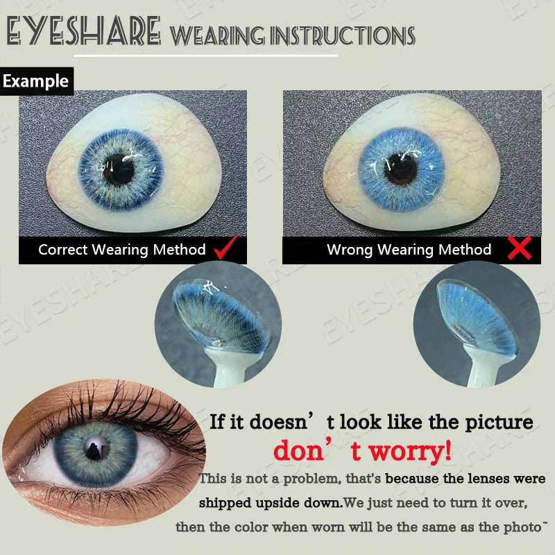 Cosplay Colored Contact Lenses Crazy White Lenses Red Anime Contacts Halloween Beauty Makeup Lens Black Eyes Contacts