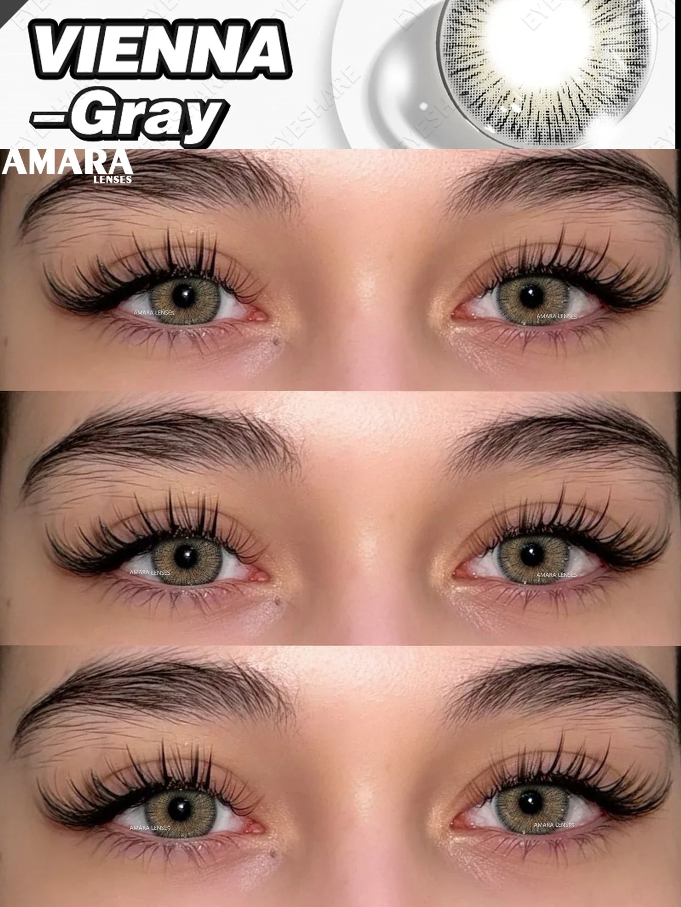 Big Diameter Black Lenses 14.5mm Lenses Colored Contact Lenses for Eyes Big Eye Lenses Natural Look Brown Lenses