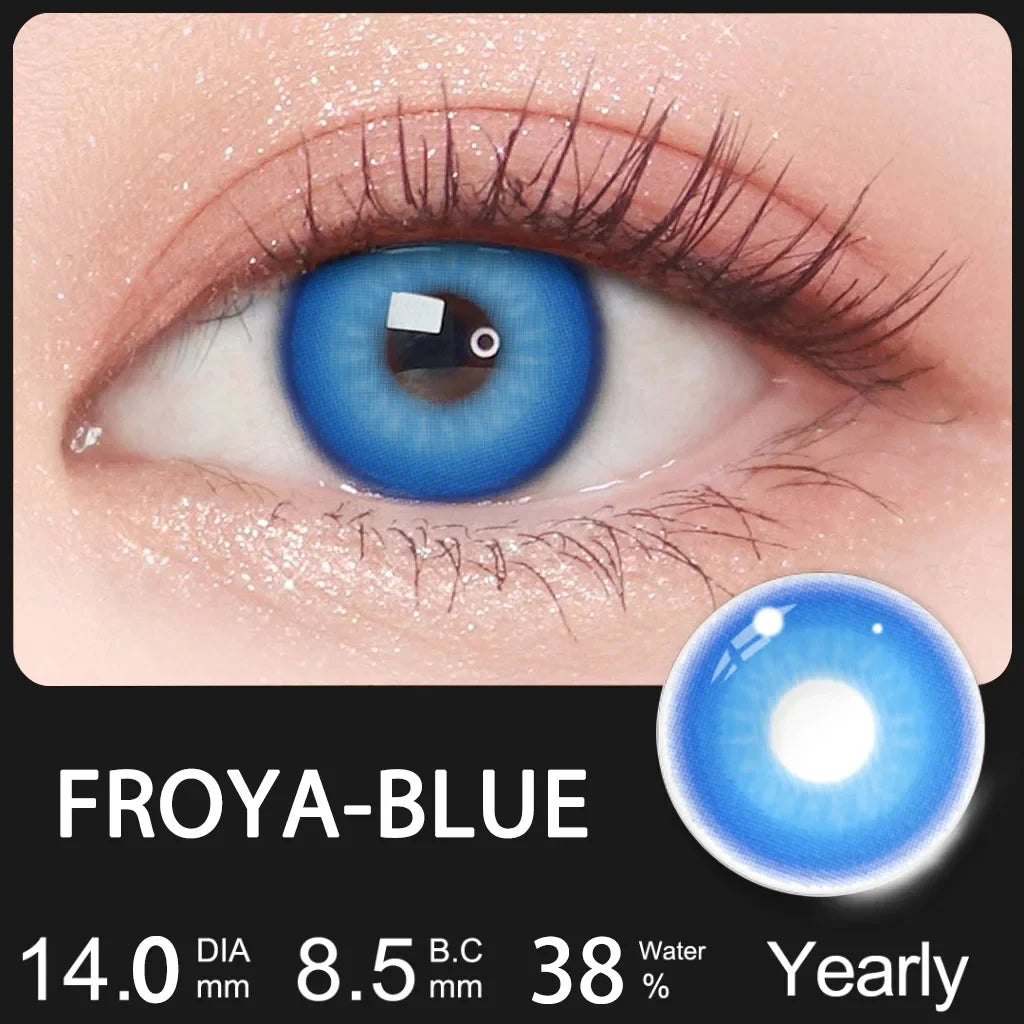 1 Pair Cosplay Makeup Contact Lenses for Eyes Halloween Essential Accessories Anime Cosplay Lens Yearly