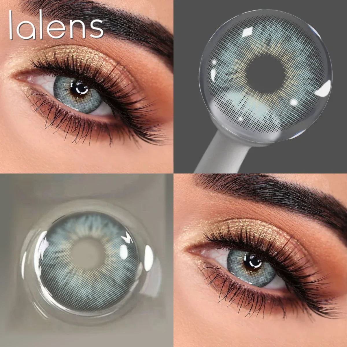 14.2mm Prescription Colored Eye Contacts 6 Months Disposable Natural Soft Lenses for Daily Wear