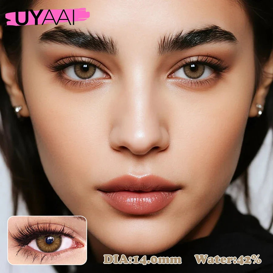 NEW Colored Contact Lenses Natual Pupils Gray Contacts Lenses Green Pupils Women Makeup Blue Pupils Cosmetic Black Lenses