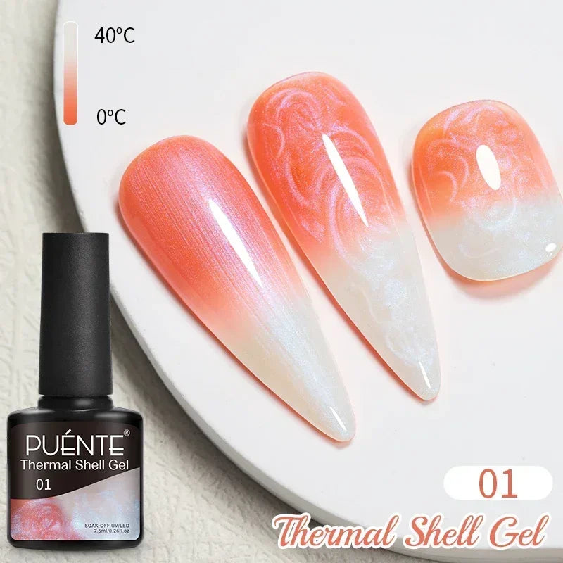 7.5ML Amber Moonlight Cat Magnetic Gel Nail Polish WaterLight Cat Eye Gel Soak Off Semi-Permanent Nail Art Varnish For Manicure
