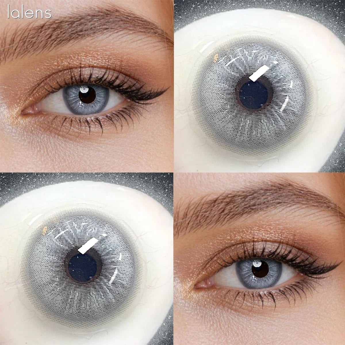 14.2mm Half-Year Disposable Brown Colored Contact Lenses Viral Makeup Beauty Lens for Daily Party Dating Cosmetic