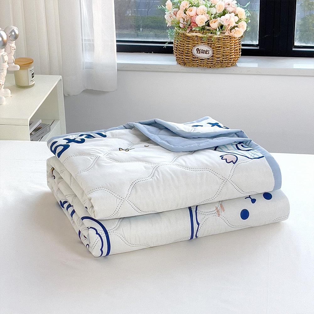 Summer Ice Quilt bedspreads comforter plaid blanket on the bed Quilt cover Duvets for 135 90 for single double bed