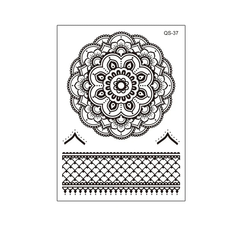 1pcs Hand Flower Rose Fake Tattoo Stickers Waterproof Temporary Tatto Body Art for Girl Women Men