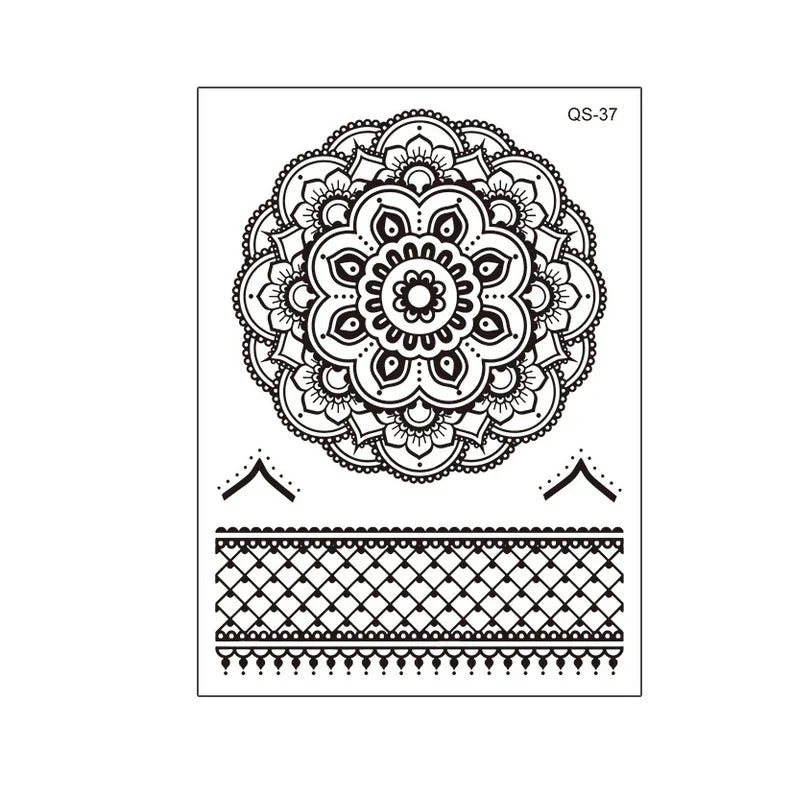 1pcs Hand Flower Rose Fake Tattoo Stickers Waterproof Temporary Tatto Body Art for Girl Women Men