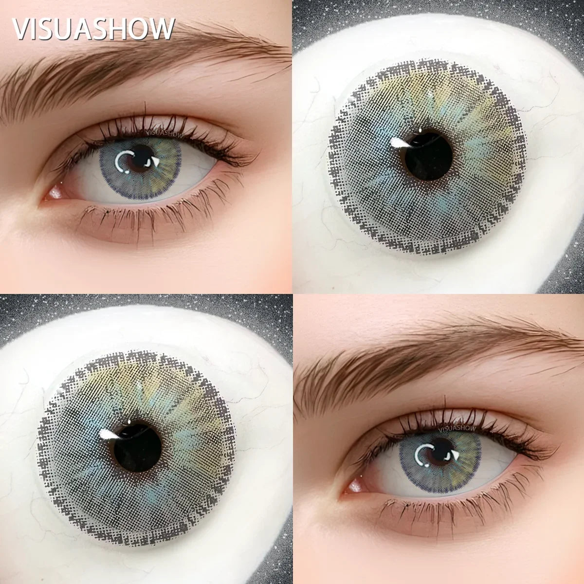 Colored Contact Lenses Power Urban Layer Natural Eye Beauty Lens for Women Daily Makeup