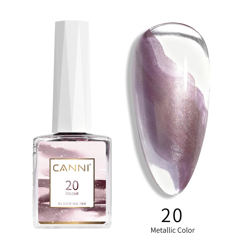 9ml Blooming Nail Polish Air Dry Watercolor Marble Gel Nail Liquid Venalisa Smoke Bubble Varnish Gradient Painting Ink