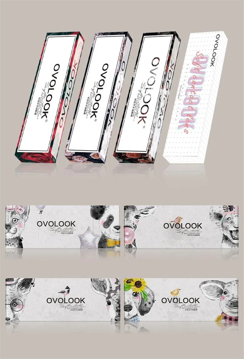 2pcs/pair Cyber Series Halloween Colored Contact Lenses for Makeup Eyes Big Pupils Red Contact Lenses Brown Lens Myopia