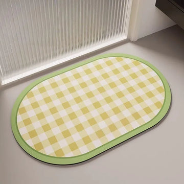 Dopamine Diatom Mud Bathroom Floor Mat Carpet Toilet Door Absorbent Quick Drying Anti Slip Foot Mat Kitchen Door Mat