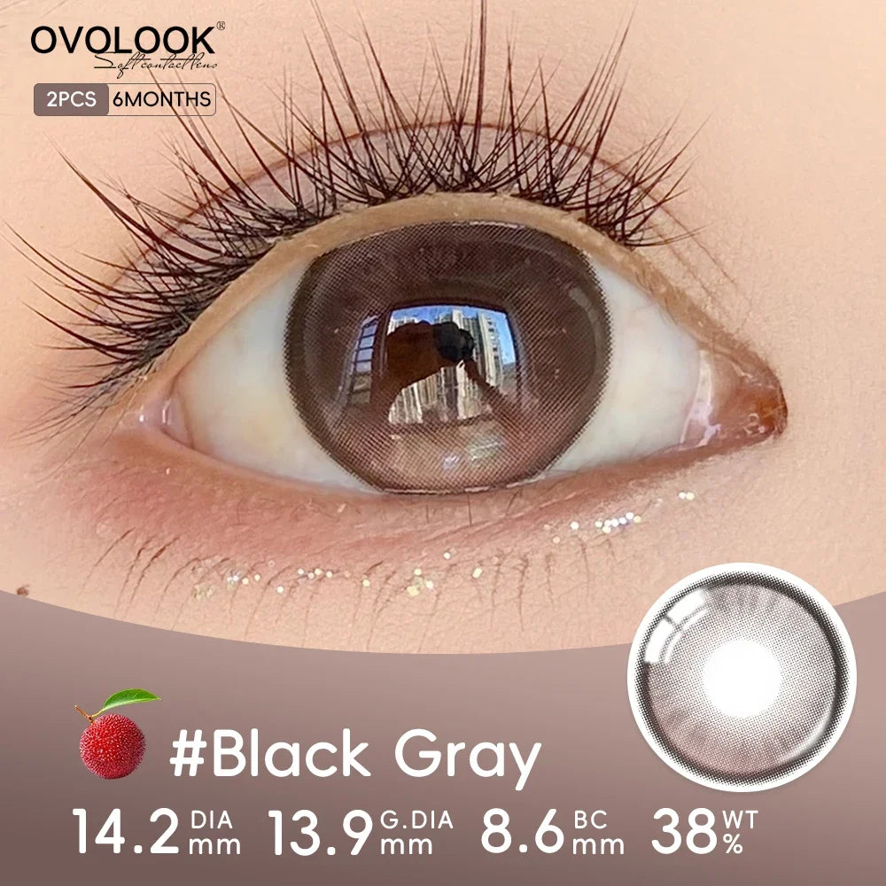Natural Amber Brown Colored Contacts Warm Bright Pupil Soft Lens For Newbie Sweet Casual Fashion Eyewear
