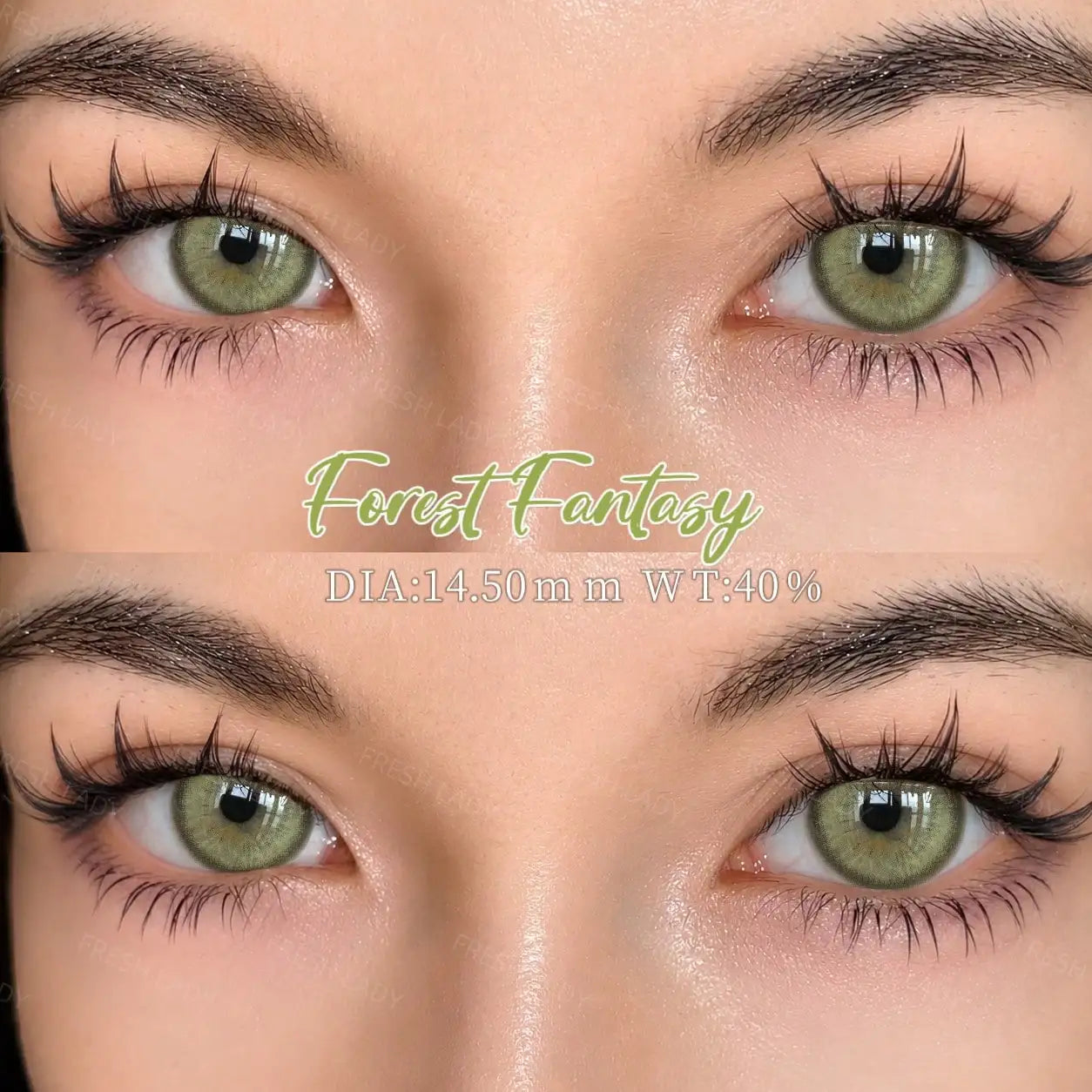 1 Pair Breeze & Chagall Series Colored Contact Lenses Natural Brown Pupils Eyes Contact lenses Gray Soft Contacts 14.20mm