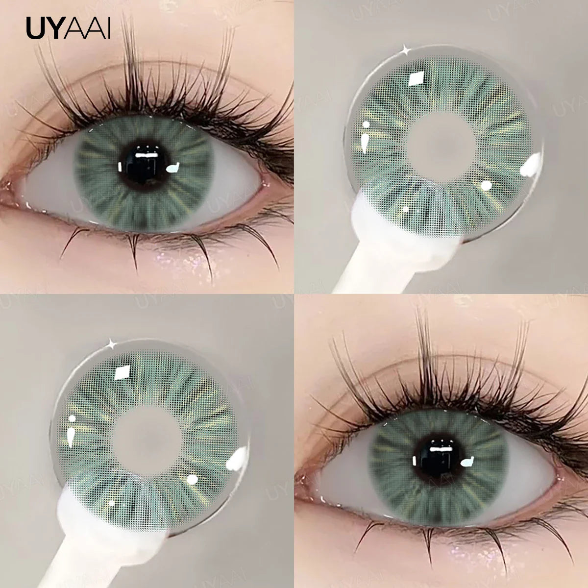 1 Pair Cleopatra Pupils Lens Yearly  For Eyes Blue Green Contact LensNatural Len Colorcon High Quality Lense