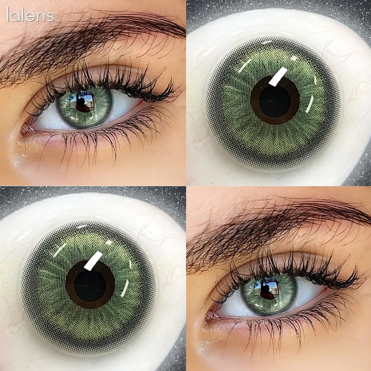14.2mm Half-Year Disposable Brown Colored Contact Lenses Viral Makeup Beauty Lens for Daily Party Dating Cosmetic