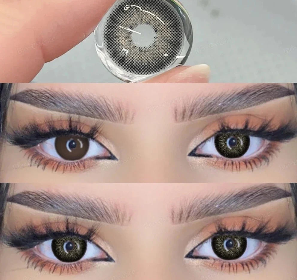 1 Pair Colored Contact Lenses for Eyes Lenses Wolf Grey Contact Lenses High Quality Natural Contact Lenses