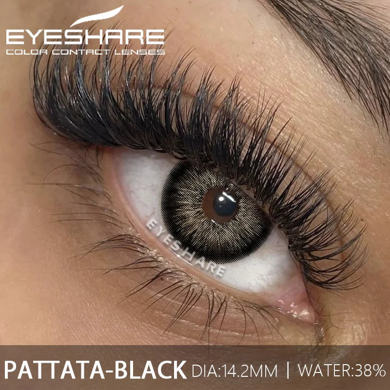 1Pair Fashion Color Contact Lenses for Eyes Blue Eye Contacts Cosmetic Green Contacts Yearly Brown Eye Lens Gray Lenses