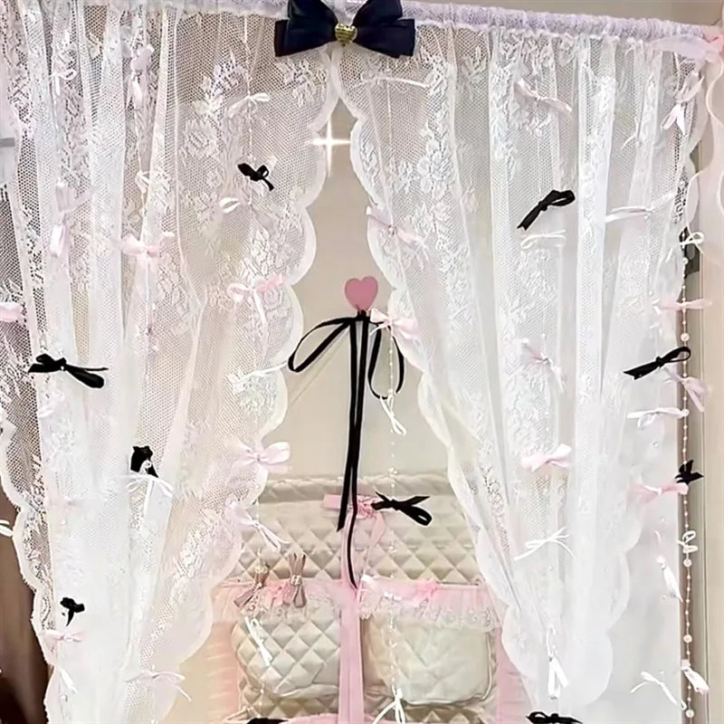 Mosquito-Resistant Door Curtain Beaded  Knot Decorative Finished Product for Girls Bedroom Study Home Toilet Kitchen...