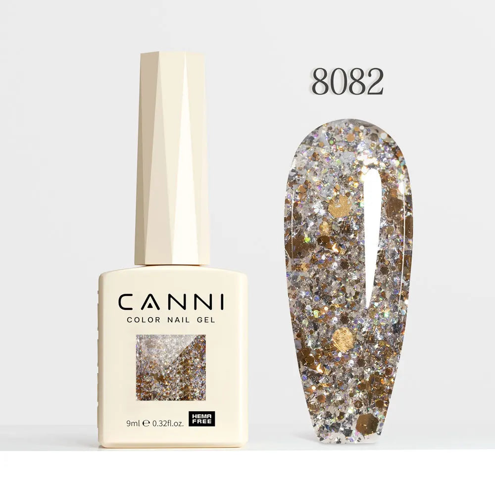 Gel Nail Polish Glitter Diamond Sparkle Color Collection Gorgeous Color HEMA FREE Soak Off UV LED Semi Permanent AurorGel