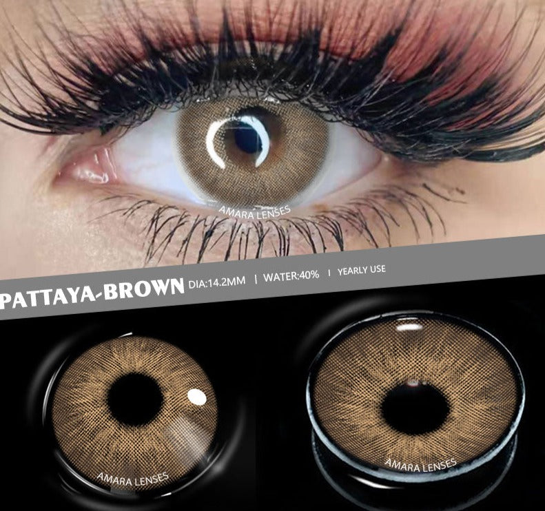 Natural Color Lens Eyes 2pcs Color Contact Lenses For Eyes Beauty Contact Lenses Eye Cosmetic Color Lens Eyes