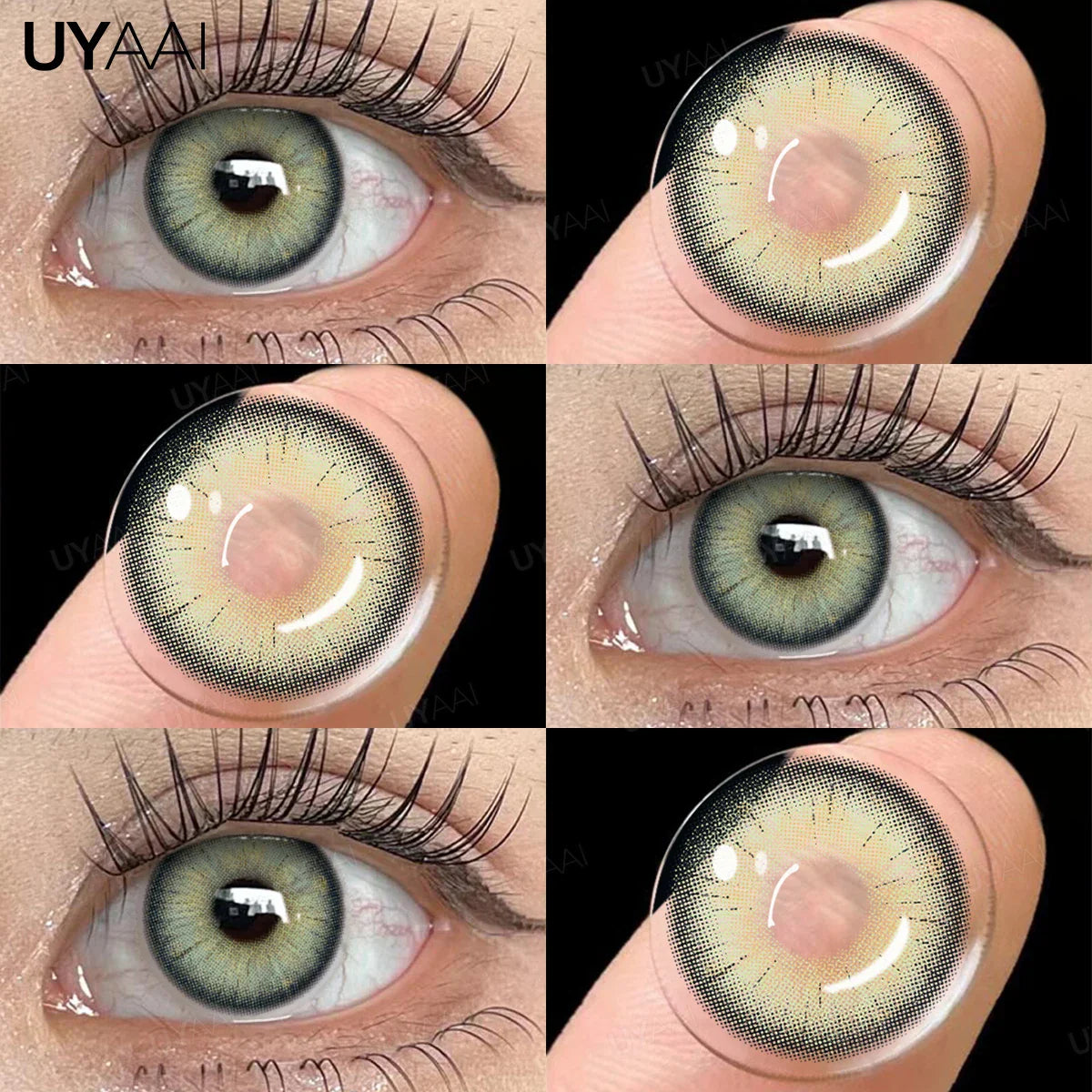 1 Pair Color Contact Lenses for Eyes Blue Pupils Brown Natural Lenses High Quality Green Color Eye Lens Cosmetic Colorcon