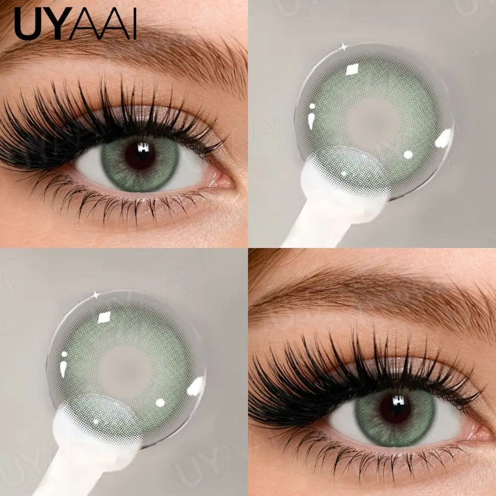 Colored Contact Lenses Makeup Green Lenses Beauty Siri Blue Colored Pupils Cosmetic Natural Brown Pupils 14.5mm Big Eyes