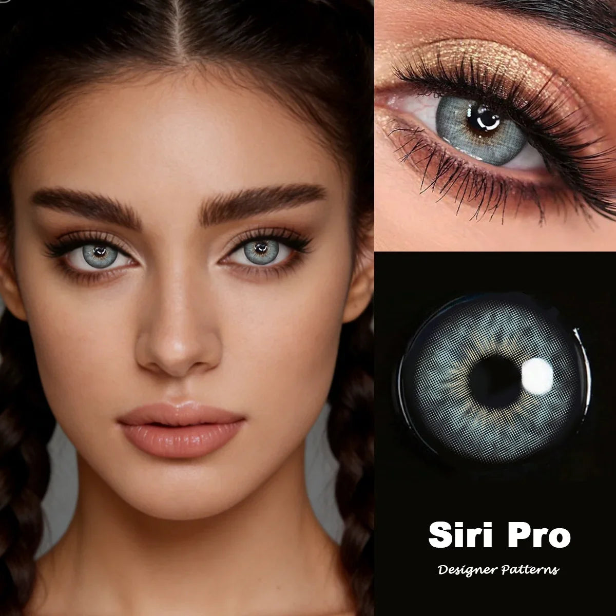 14.2mm Prescription Colored Eye Contacts 6 Months Disposable Natural Soft Lenses for Daily Wear