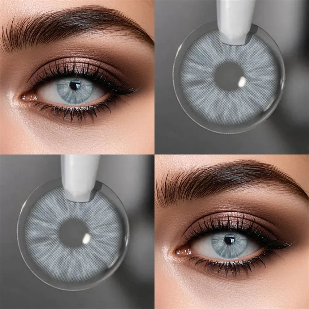 Eyes Color Contacts Colored Contact Lenses Lens Power Small Pupil Prescription 2Pcs 6 Months Half Year Use