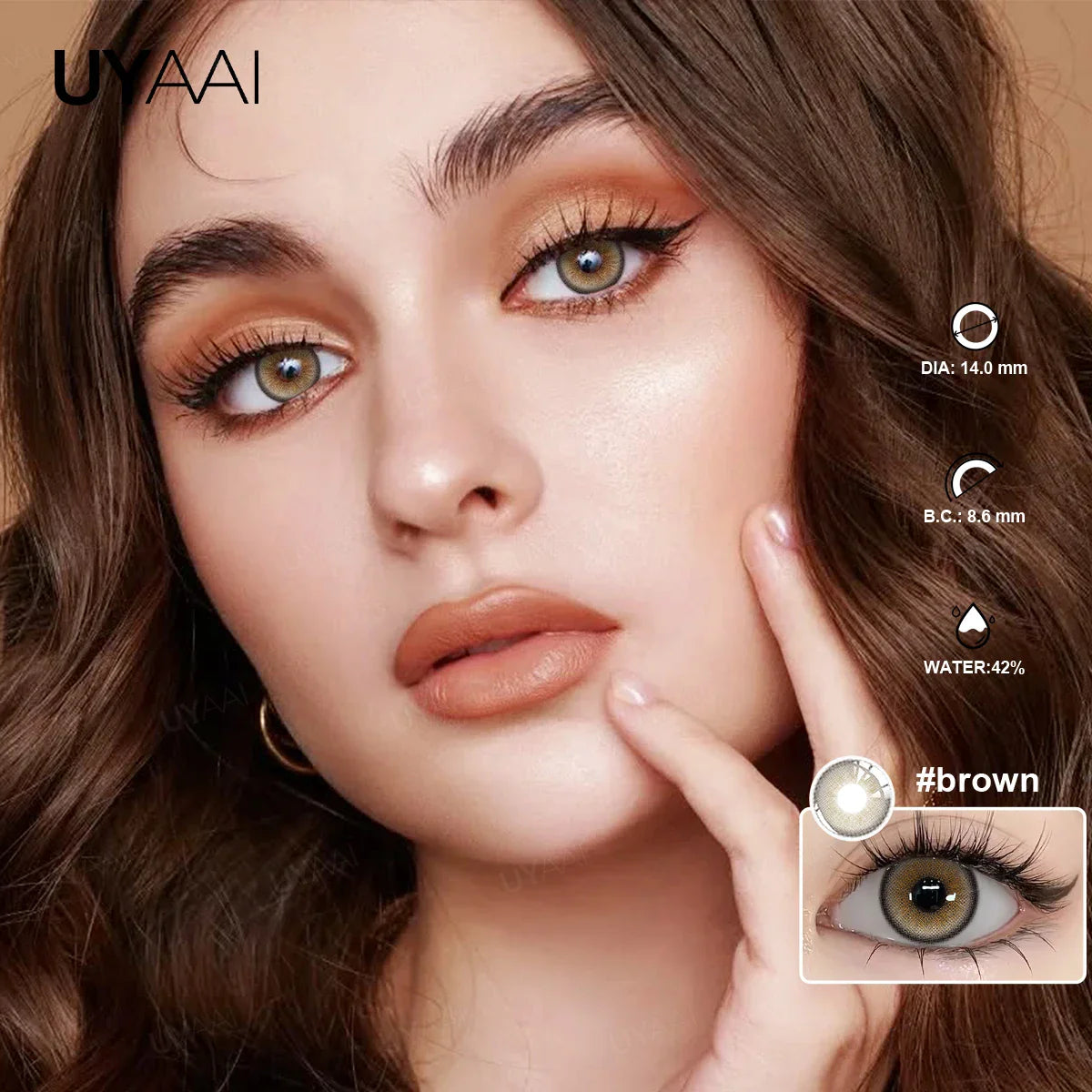 New Color Contact Lens Natural Pupils Green Lens Makeup Colored Pupils Gray Contact LensesCosmetics Natural Pupils