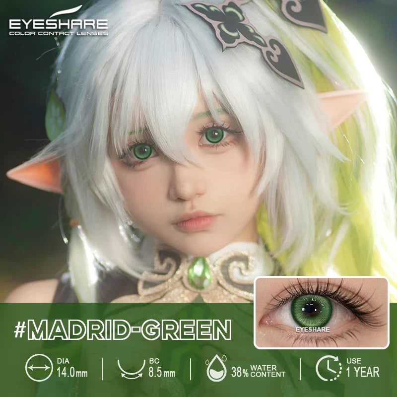 1 Pair Cosplay Contact Lenses for Eyes Halloween Lenses Anime Lenses Anime Accessories Lenses Role playing contact lenses