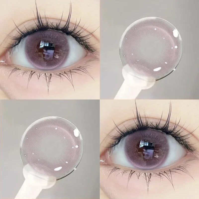 1 Pair Colored Contact Lenses Prescription Contact Lenses Cosmetics Eye Color Lens Fashion Beauty Pupil Fast Shipping