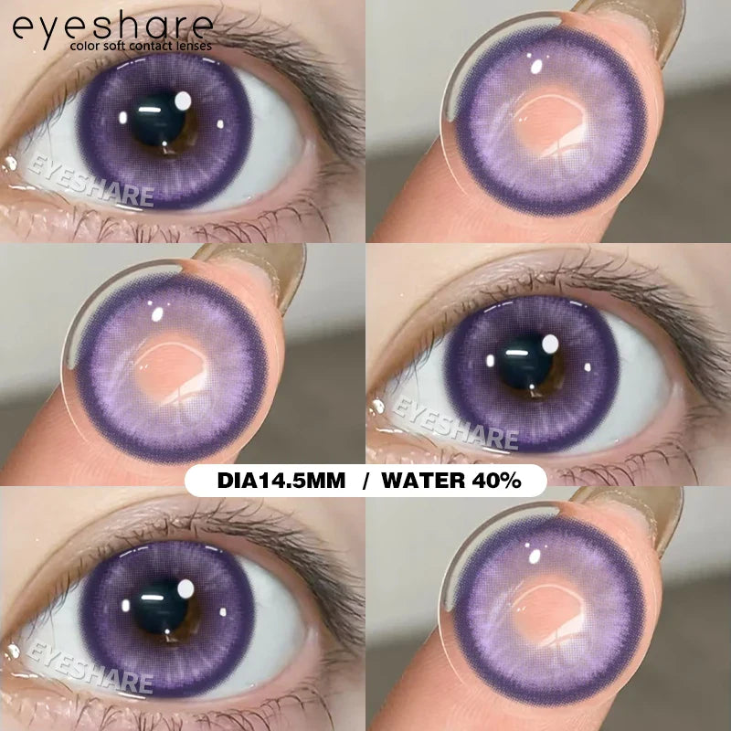Contact Lenses 14.5mm 1Pair for Anime accessories for eyes Cosplay Color contact Lenses Halloween Eye Contacts yearly use