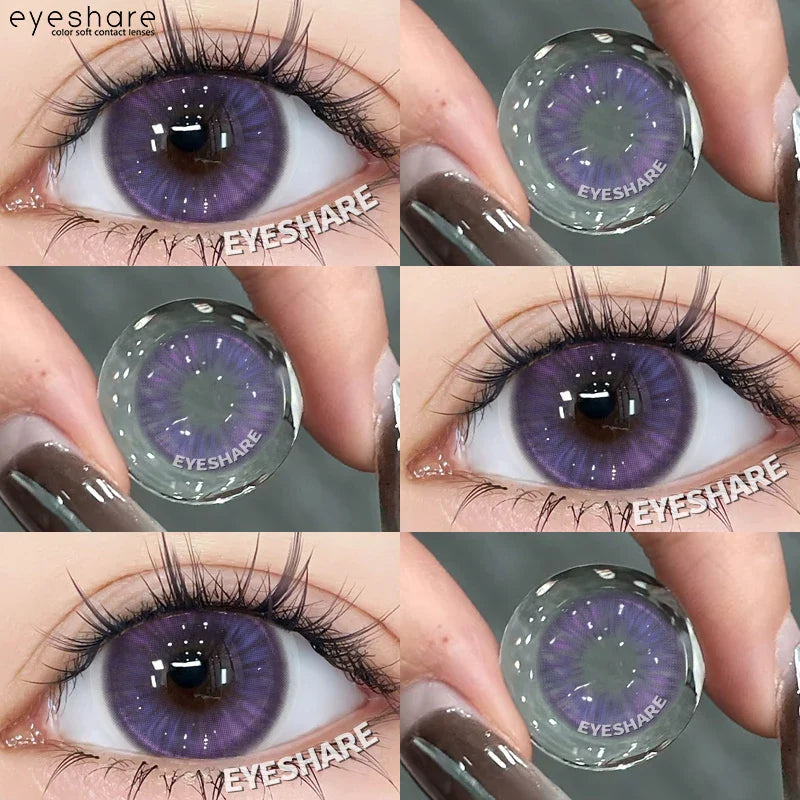 1 Pair Blue Color Contact Lenses for Eyes Cosmetic Korean Brown Contact Cosmetic Eye Contacts lenses doll'eye softlenses