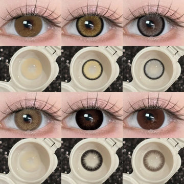 1 Pair Yearly New Korean Natural Lenses Color Contact Lenses for Eyes Color Black Brown Beautiful Pupil Fast Shipping